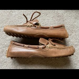 Mens Brown (Bark Suede) Cole Haan Air Grant Slip On Driving Shoes Size 8.5